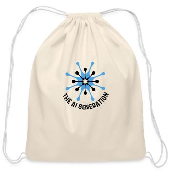 BB Borsa AI Relation - Cotton Drawstring Bag - natural - Front