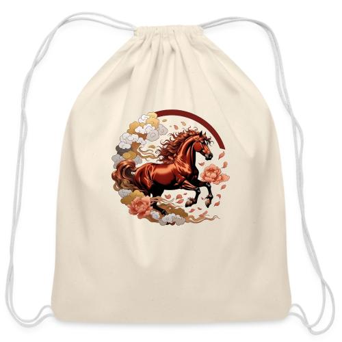Year of the Horse T Shirt, Lunar New Year Gift - Cotton Drawstring Bag