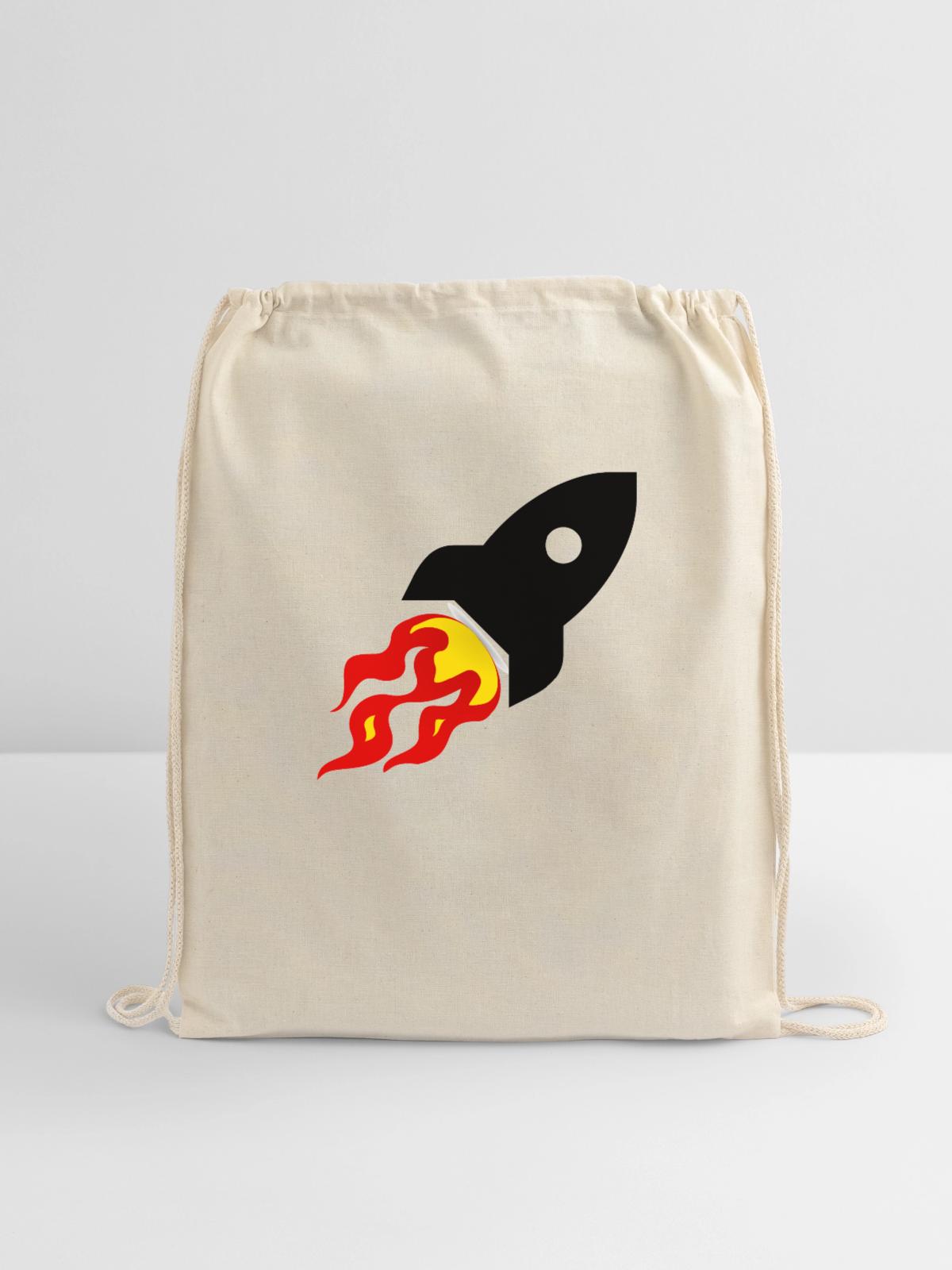 FUSE - Cotton Drawstring Bag - natural - Front