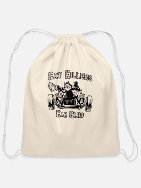 Don't F**k with Cats: Hunting an Internet Killer - Cotton Drawstring Bag - natural