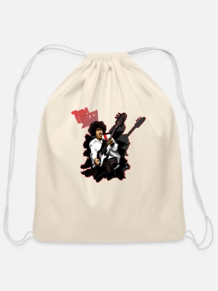 Fighting - Cotton Drawstring Bag - natural