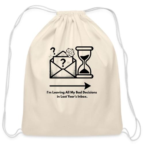 Last Year's Inbox T-Shirt - Cotton Drawstring Bag