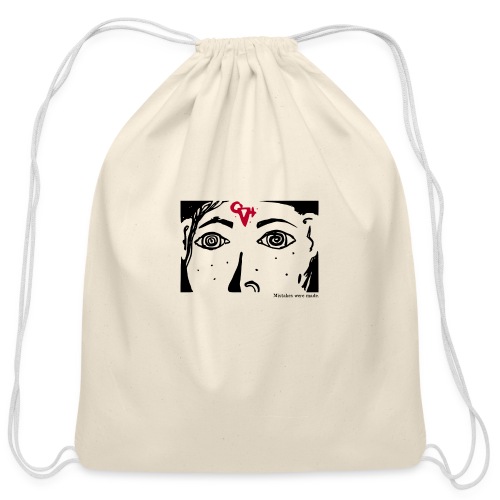 Mistakes were made - Cotton Drawstring Bag
