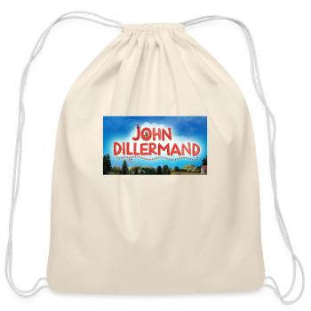 John Dillermand - Cotton Drawstring Bag - natural - Front