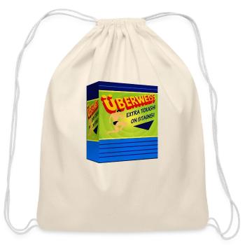 Uberweiss Laundry Detergent - Cotton Drawstring Bag - natural - Front