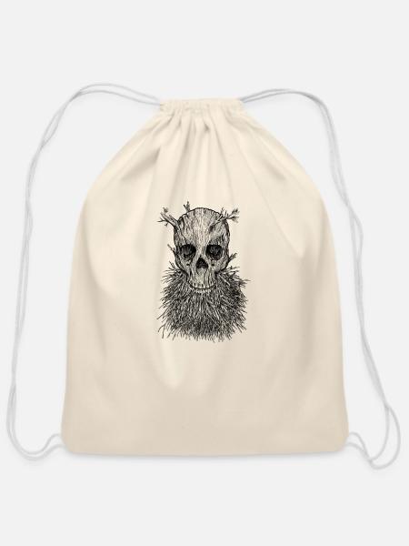 The Lumbermancer - Cotton Drawstring Bag - natural