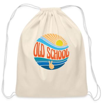 Chemise Old School Vintage Sunset Old School Groovy - Sac à cordon en coton - nature - Devant