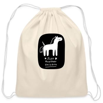 Just Another Unicorn - Cotton Drawstring Bag - natural - Front