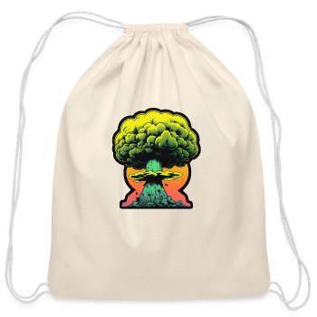 Nuclear Explosion WW3 - Cotton Drawstring Bag - natural - Front