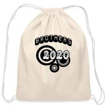 Brothers Boy - Cotton Drawstring Bag - natural - Front