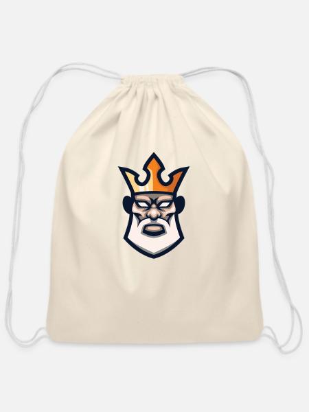 King viking - Cotton Drawstring Bag - natural