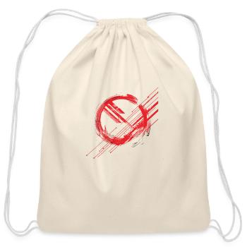 Inferno T Shirt - Cotton Drawstring Bag - natural - Front