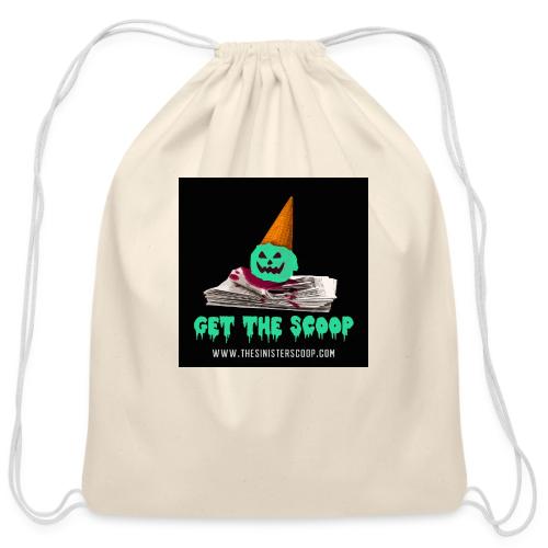 New Green Scoop - Cotton Drawstring Bag