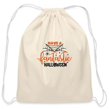 Have A Fantastic Halloween - Cotton Drawstring Bag - natural - Front