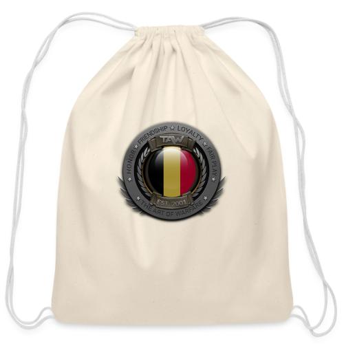 TAW SEAL flags Belgium - Cotton Drawstring Bag