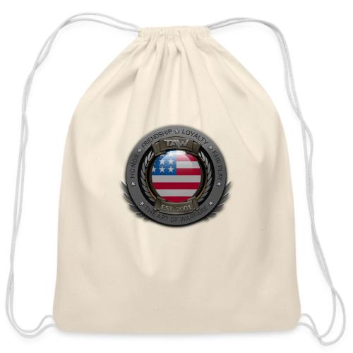TAW SEAL flags USA - Cotton Drawstring Bag