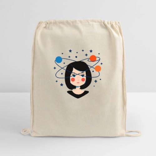 Spaced Out Girl – Mouse Pad - Cotton Drawstring Bag