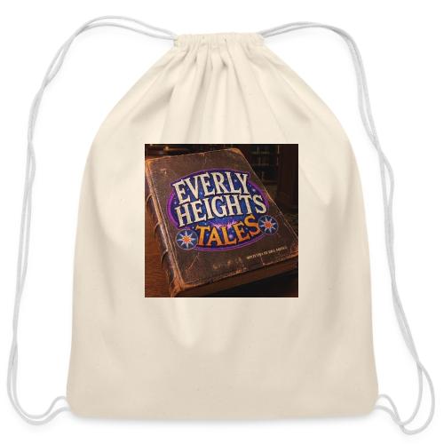 Everly Heights Tales Album Art - Cotton Drawstring Bag