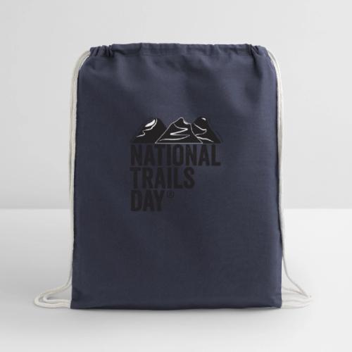 National Trails Day - Cotton Drawstring Bag