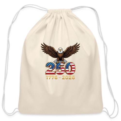 Eagle 250th Anniversary 1776-2026 - Cotton Drawstring Bag