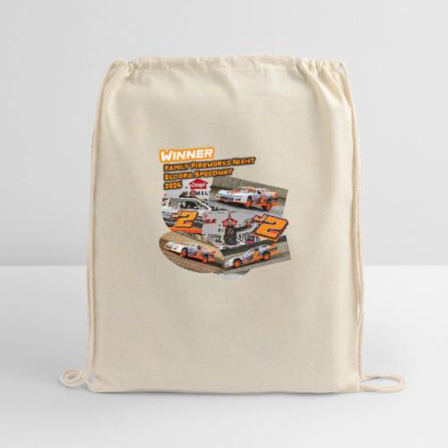 Rob Trent Eldora Speedway FFN#1 Design 1 - Cotton Drawstring Bag
