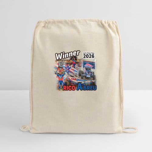 Rico Abreu #LetsRaceTwo Winner - Cotton Drawstring Bag