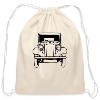 ford model-T - Cotton Drawstring Bag - natural - Front