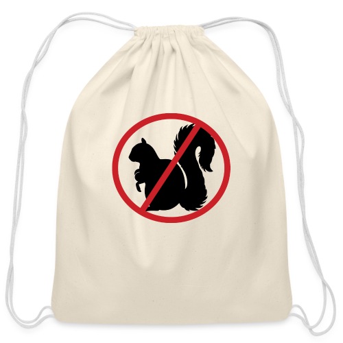 No Squirrel Teats Allowed - Cotton Drawstring Bag