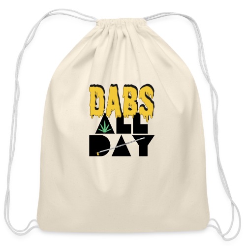 Dabs All Day - Cotton Drawstring Bag