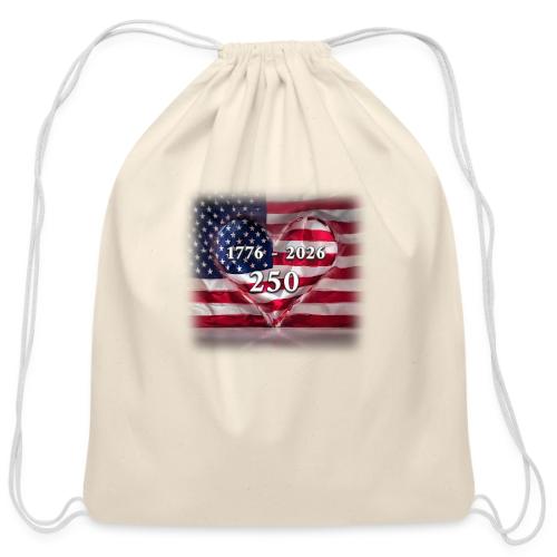 1776-2026 | 250 Years USA - Cotton Drawstring Bag