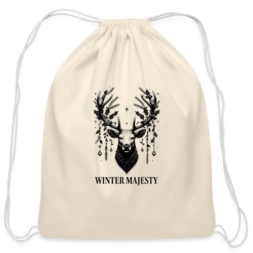 Majestic Reindeer T-Shirt, Poster, & Mug - Cotton Drawstring Bag