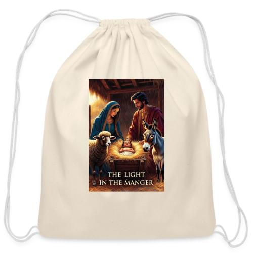 Nativity Manger T-Shirt - Cotton Drawstring Bag