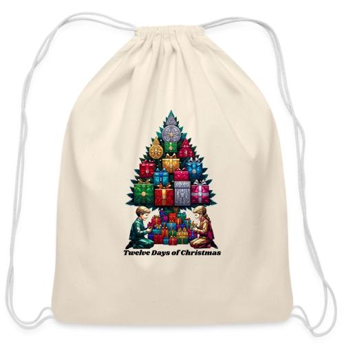 Twelve Days of Gifts T-Shirt - Cotton Drawstring Bag