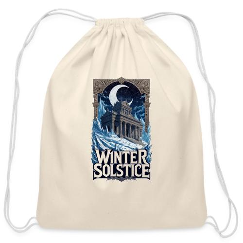 Winter Solstice Temple T-Shirt - Cotton Drawstring Bag