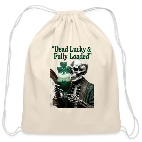 Lucky Skeleton Stout T-Shirt - Cotton Drawstring Bag