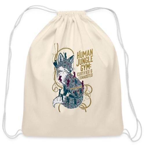 Human Jungle Gym Fox Tee - Cotton Drawstring Bag