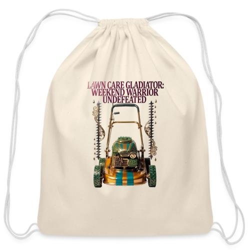 Lawn Care Gladiator T Shirt - Cotton Drawstring Bag