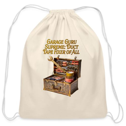 Garage Guru T Shirt - Cotton Drawstring Bag