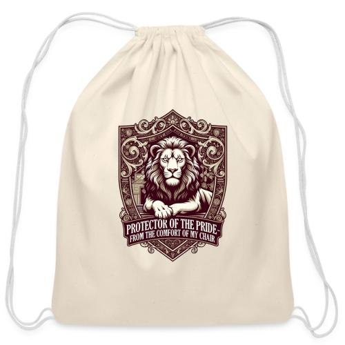 Protector of the Pride T Shirt, Sarcastic Dad Gif - Cotton Drawstring Bag