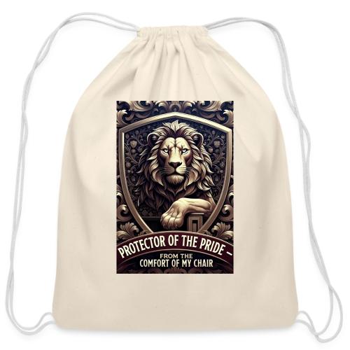 Lion King T Shirt, Funny Low-Effort Father Gift - Cotton Drawstring Bag