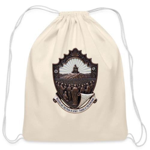Sermon on the Mount T Shirt, Christian Faith Gift - Cotton Drawstring Bag