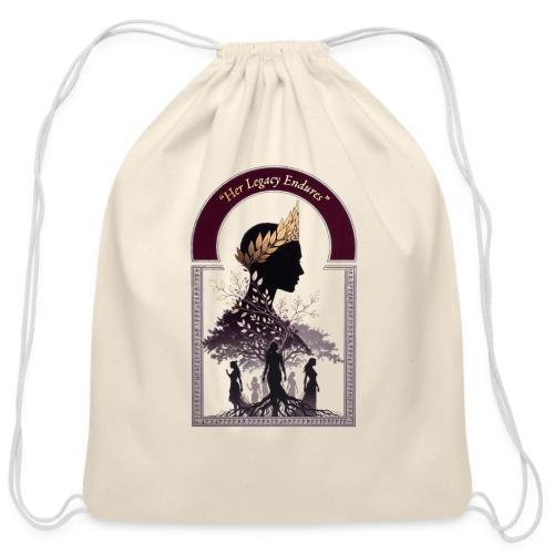 Women's Day Legacy T Shirt, Empowerment Gift 2026 - Cotton Drawstring Bag