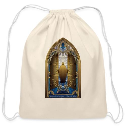 Easter Peace Be With You Locked Doors T Shirt,Gift - Cotton Drawstring Bag
