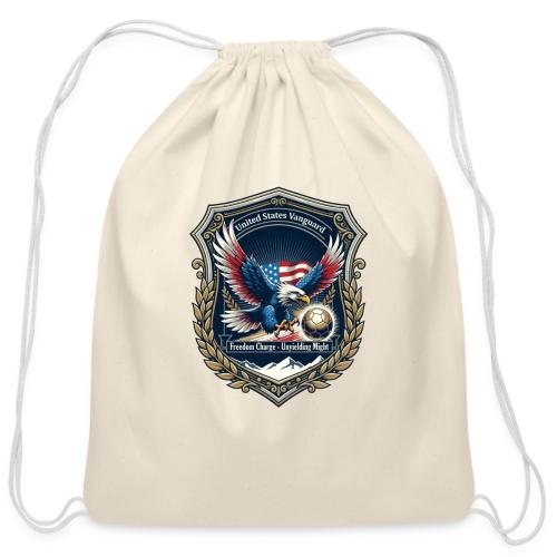 USA Eagle Vanguard T-Shirt,American Flag PrideGift - Cotton Drawstring Bag
