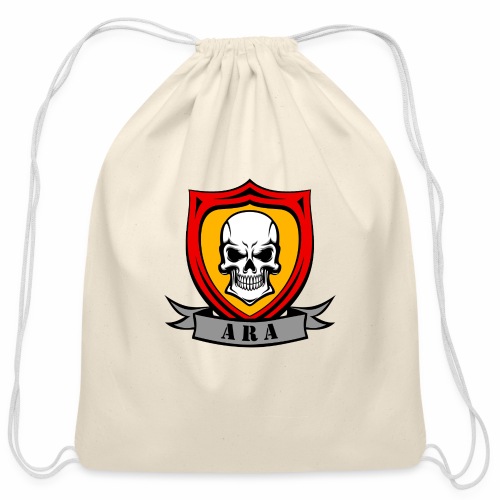 ARA Skull Logo - Cotton Drawstring Bag