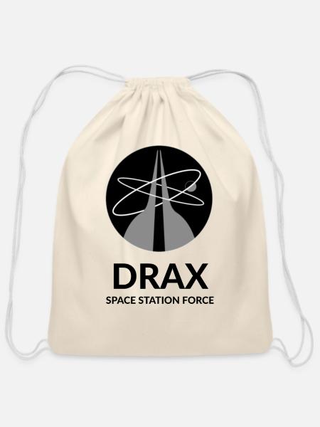 Drax Space Station Force - Cotton Drawstring Bag - natural