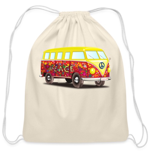 Peace Kombi - Cotton Drawstring Bag