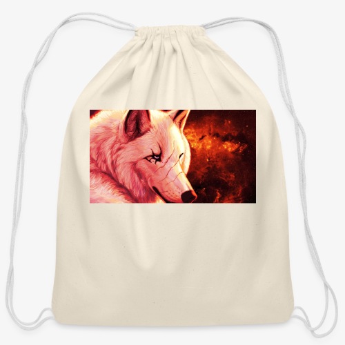 TheRedWolf logo - Cotton Drawstring Bag