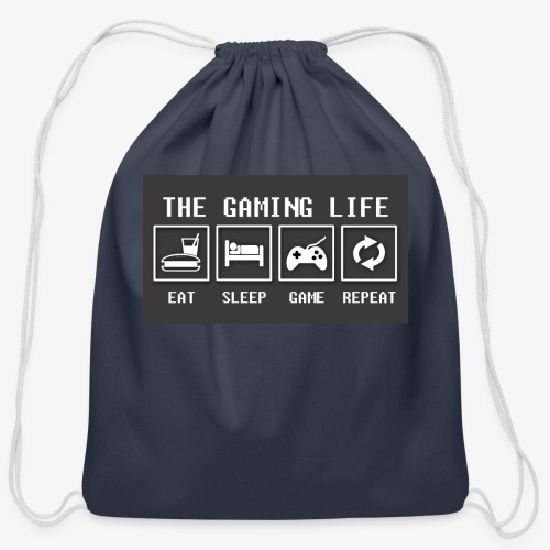 Gaming is life - Cotton Drawstring Bag