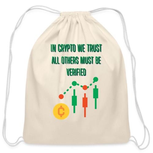 Sarcastic Bitcoin Investor T-shirt - Cotton Drawstring Bag